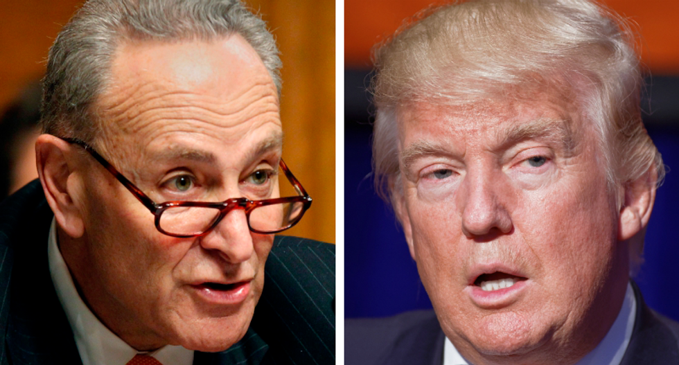 Schumer, Trump meet at White House as government shutdown looms