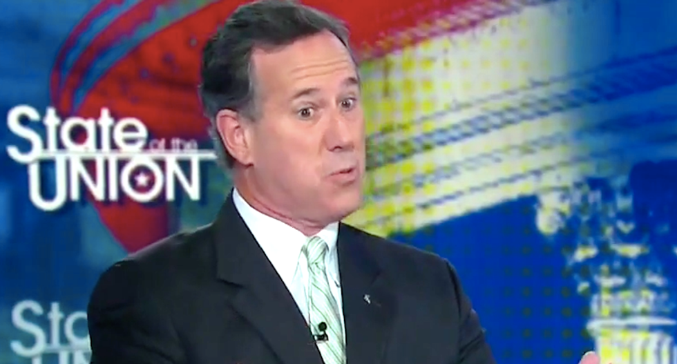 Santorum goes off the rails in bonkers rant about video games and Obama being to blame for Vegas shooting