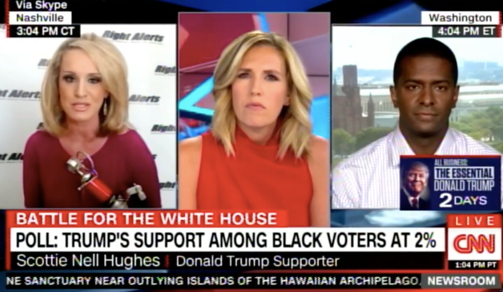 'Scottie, that is not factual': Trump surrogate gets shut down for blaming 'Birtherism' on Clinton