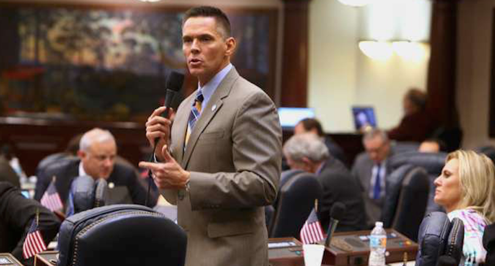 Newly elected Florida Republican already caught in a scandal over illegal donations