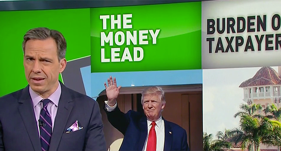 CNN's Jake Tapper calls out Trump for trying to 'make as much money as possible off the government'