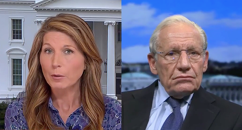 'Why won’t you release all the tapes?’ Nicolle Wallace presses Bob Woodward — but he says Trump lies