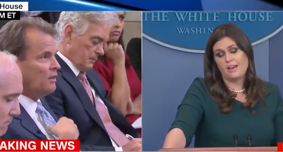 'He was wrong': Reporters corner Huckabee Sanders as she claims it's 'highly inappropriate' to question Kelly