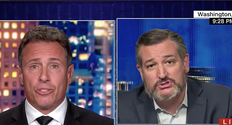 'You’re going with that weak argument here?': Chris Cuomo hands it to Ted Cruz in fiery clash