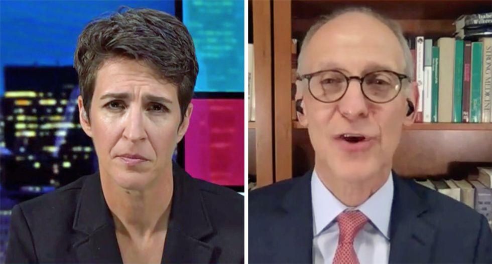 WATCH: Doc corrects Maddow and says Trump has a ‘substantial risk of dying in the next few weeks’