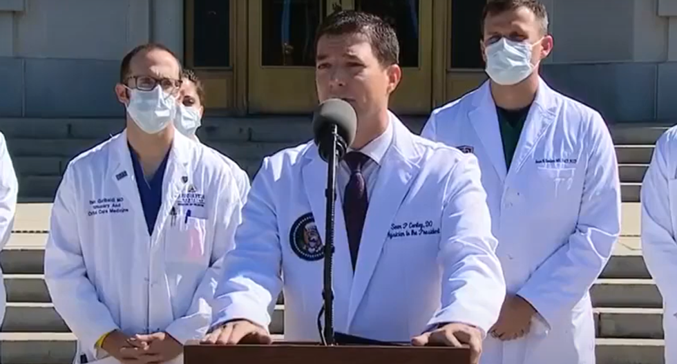 WATCH: Trump's physician sidesteps whether president has ever been put on supplemental oxygen