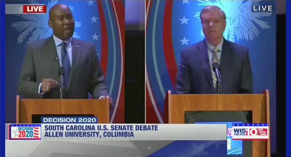 Lindsey Graham taken to task in South Carolina debate: ‘Senator, how good is your word?’