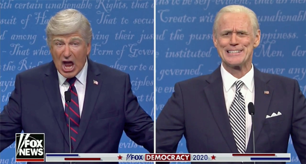 Jim Carrey’s ‘Joe Biden’ silences Trump as the audience roars during SNL’s season opener