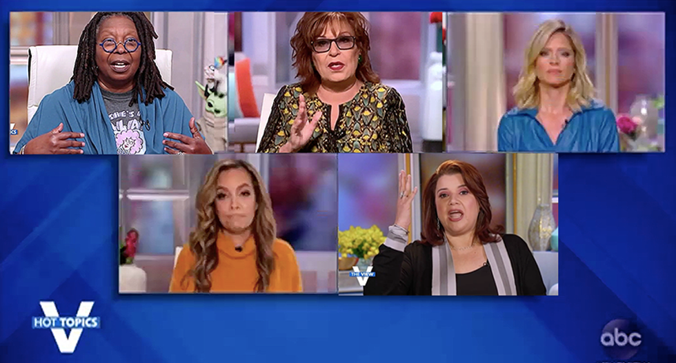 The View hosts call Trump's PR stunt 'a slap in the face to people who couldn’t be with loved ones when they died'