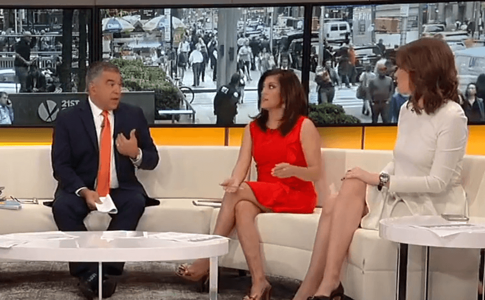 Fox News goes off the rails after Trump surrogate gets called out for calling Mueller probe a 'fabrication'