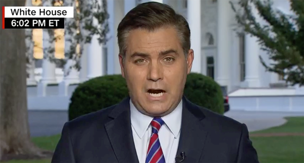 ‘The ugliest closing message I’ve ever seen from a politician’: CNN’s Jim Acosta slams Trump’s threats