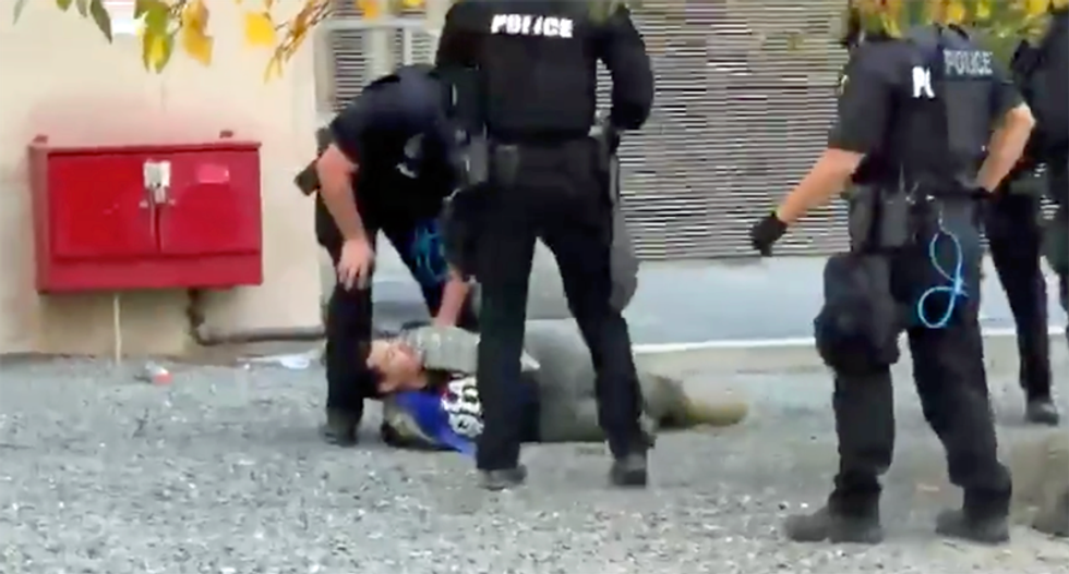 Fatal shooting during dueling protests in Denver -- two taken into custody