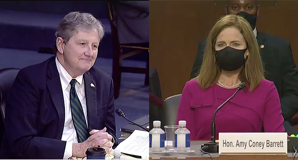 Just two years ago Republican Sen. Kennedy said Judge Barrett refused to answer key questions ‘about the law’