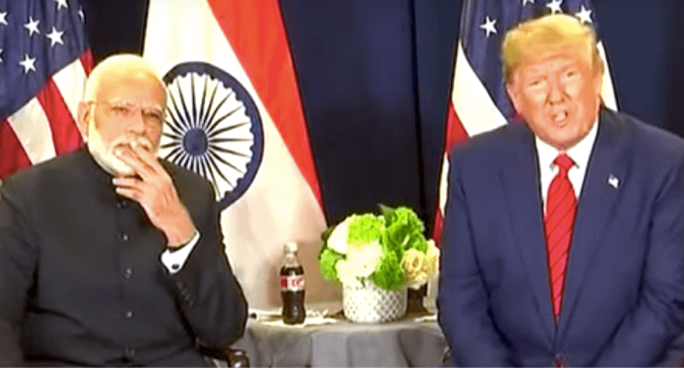 Trump showers Indian prime minister with bizarre praise: 'Like an American version of Elvis'