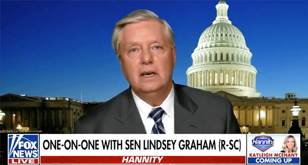 'Pathetic' Lindsey Graham ridiculed for begging for money on Fox News with 'they hate my guts' fundraising appeal