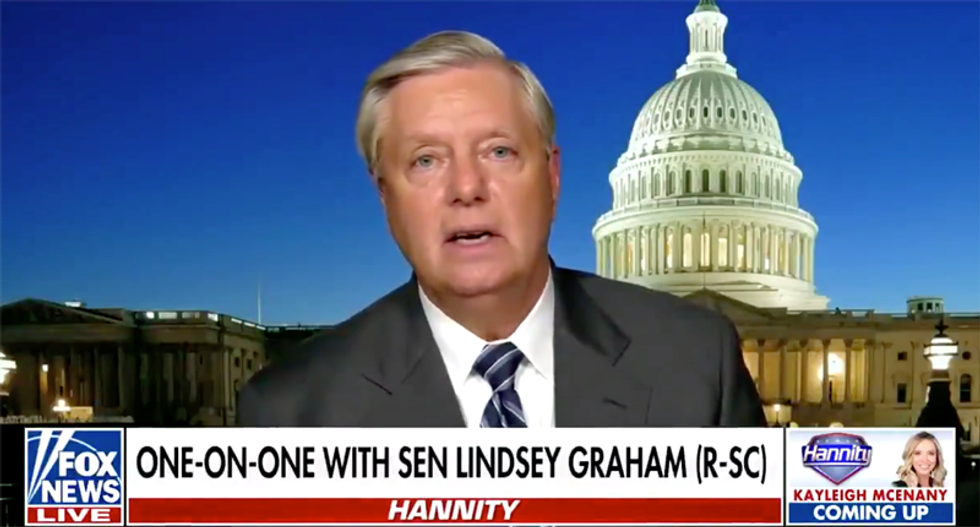 'Pathetic' Lindsey Graham ridiculed for begging for money on Fox News with 'they hate my guts' fundraising appeal