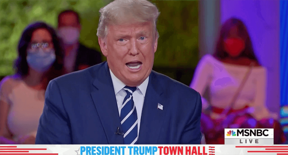 Watch Trump’s unhinged meltdown when asked about his white supremacist supporters at town hall