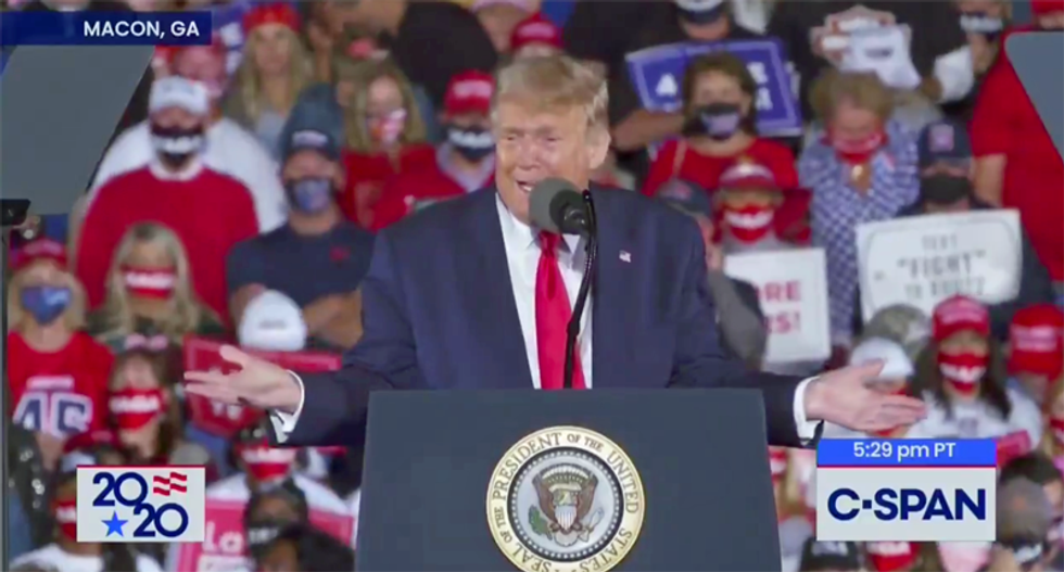 Donald Trump is now openly campaigning against following the science during a pandemic