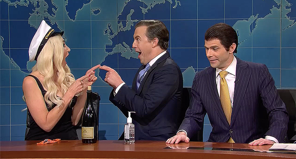 SNL's Eric and Tiffany Trump meet for the first time -- but Don Jr. says he can't handle the stupidity