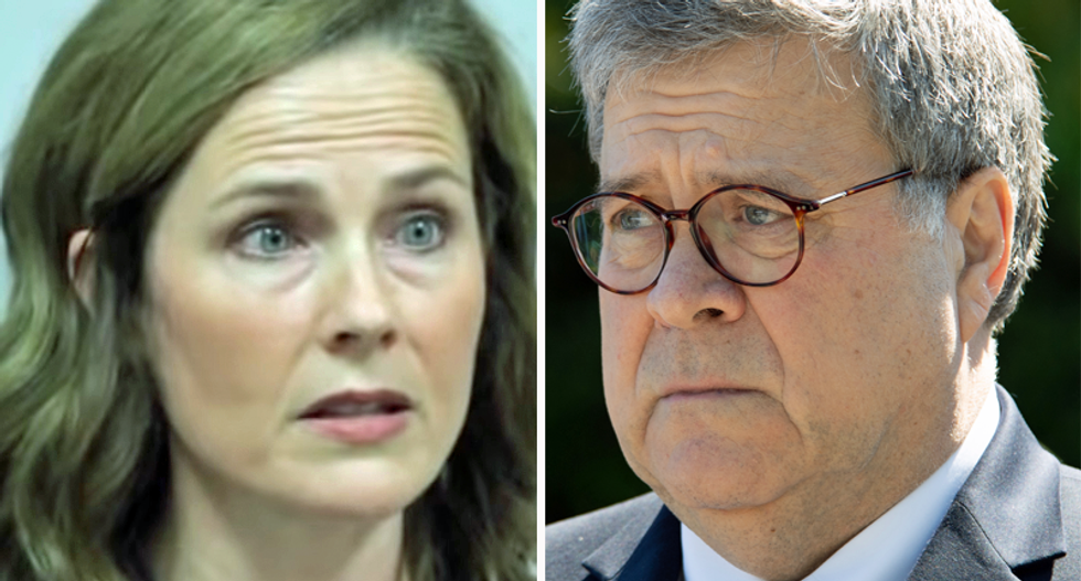Progressives unite for last-ditch effort to delay Amy Coney Barrett vote — by impeaching Bill Barr