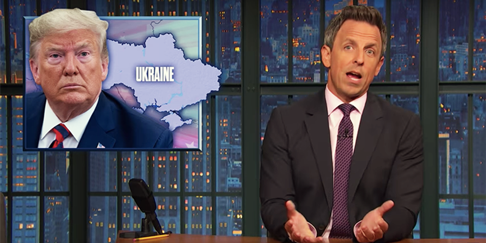 Seth Meyers: The only thing about 'quid pro quo' is Trump is definitely not a pro -- more like 'quid idiot quo'