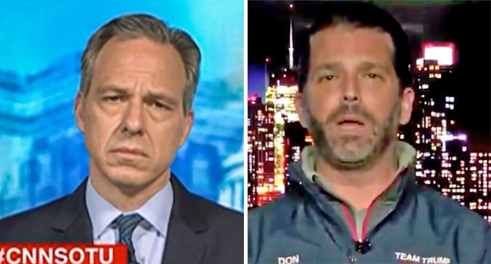 Jake Tapper goes off on Trump Jr. over Fox News appearance: 'Lie after lie after lie after lie'