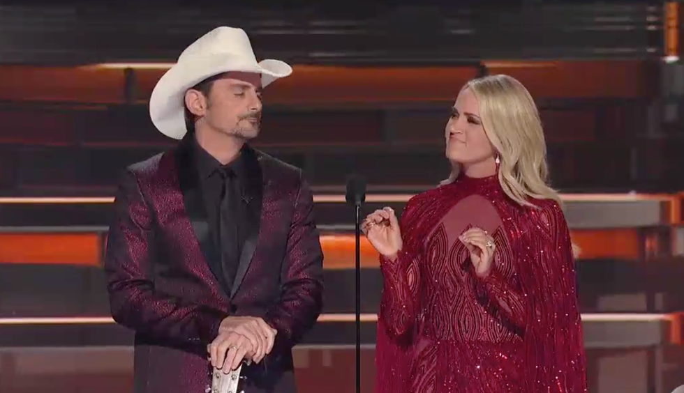 ‘Maybe next time he’ll think before he tweets’: Brad Paisley and Carrie Underwood hit Trump