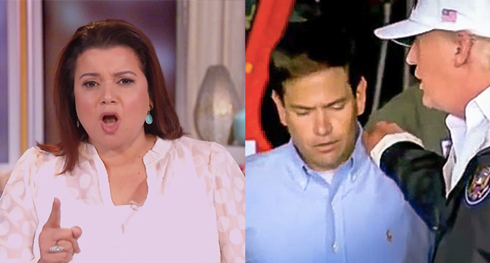 'You shallow little hypocrite': The View's Ana Navarro shreds Marco Rubio for mocking Biden-Texas bus assault