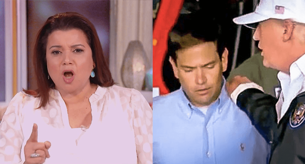 'You shallow little hypocrite': The View's Ana Navarro shreds Marco Rubio for mocking Biden-Texas bus assault