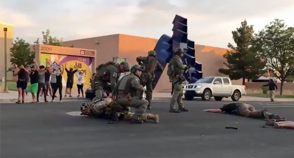 'New Mexico Civil Guard' militia members arrested after shooting at Albuquerque protest: report