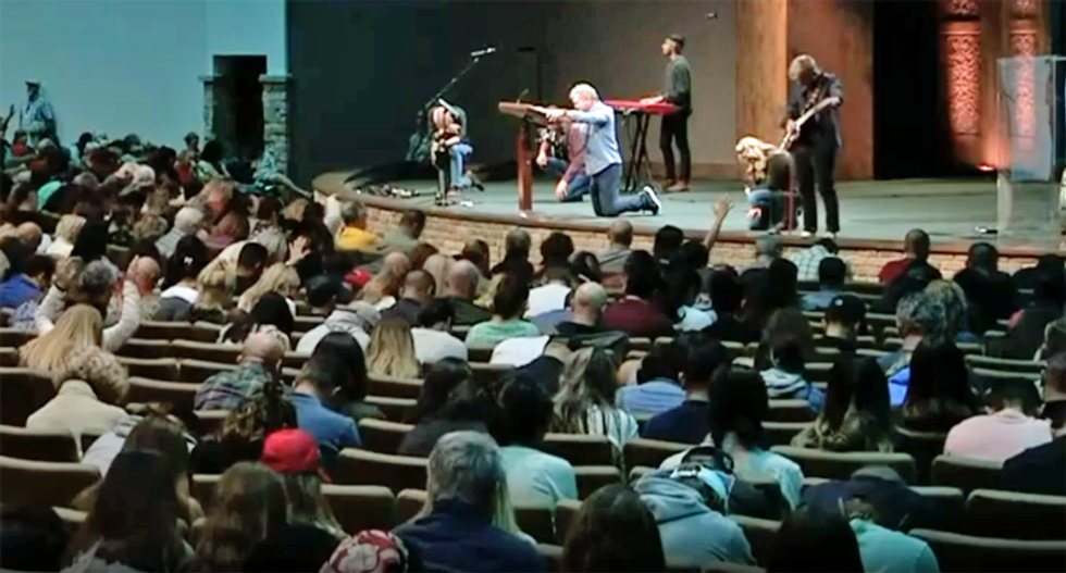 ‘That’s it? They’re done?’ Weeping conservative pastor begs God to save Trump’s presidency during bizarre church service