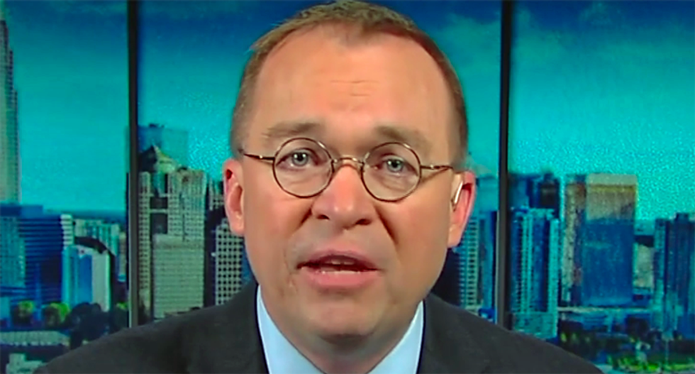 Mick Mulvaney is now denying the quid pro quo he admitted to in White House briefing