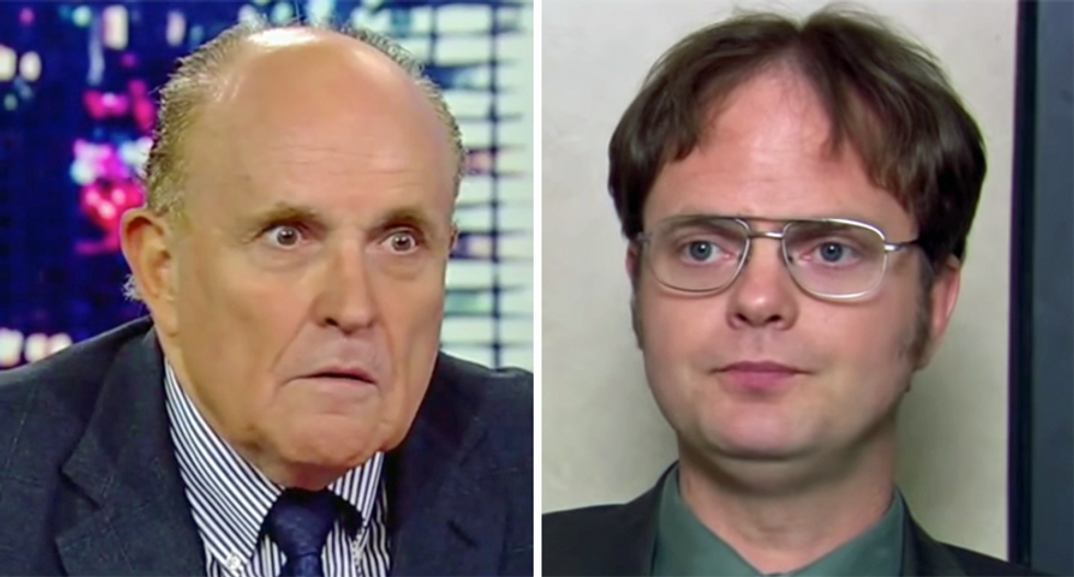 Fox News personality says Trump attorney Rudy Giuliani is the White House’s Dwight Schrute