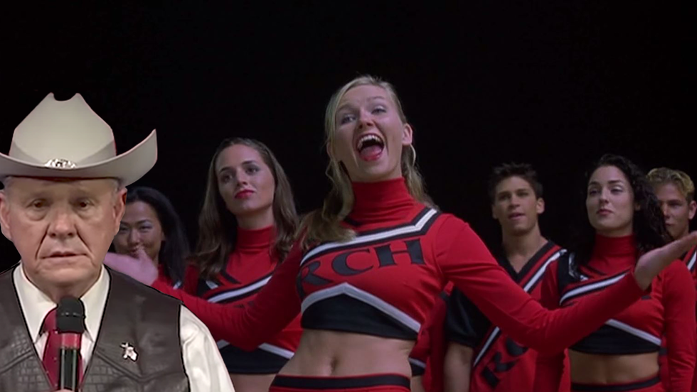 Internet ruthlessly mocks Roy Moore for tweeting ‘threat’ that happens to reference classic teen rom-com 'Bring It On'