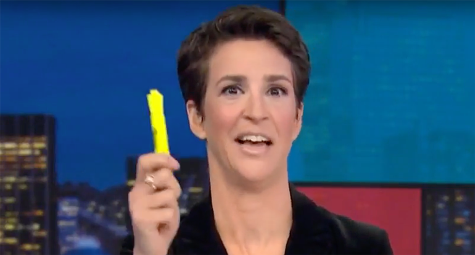MSNBC's Rachel Maddow: Mueller interjected that it is 'a crime’ to accept help from a foreign adversary