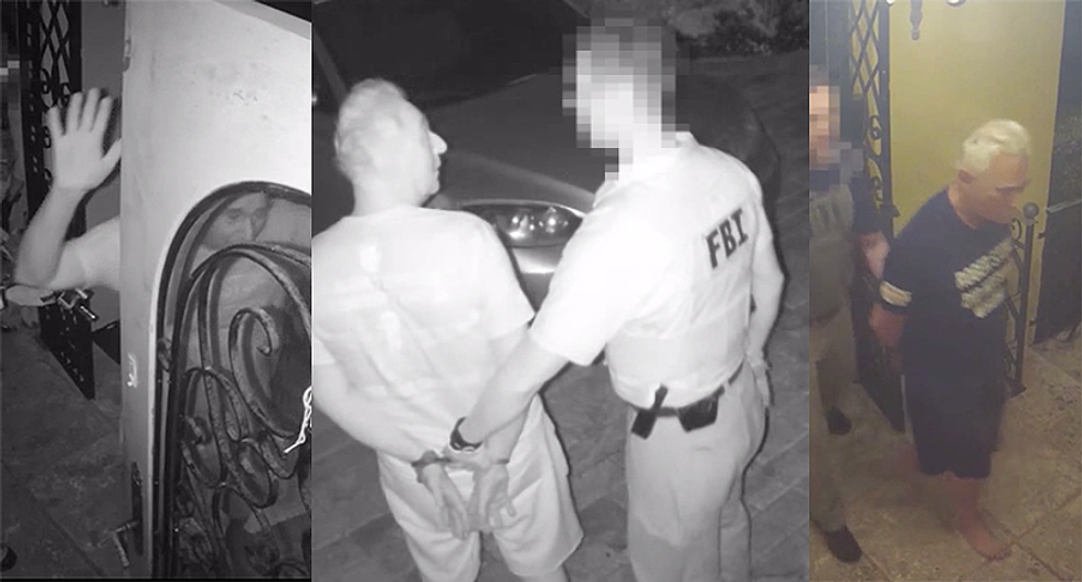WATCH: Roger Stone handcuffed and perp-walked after FBI raid in newly revealed footage