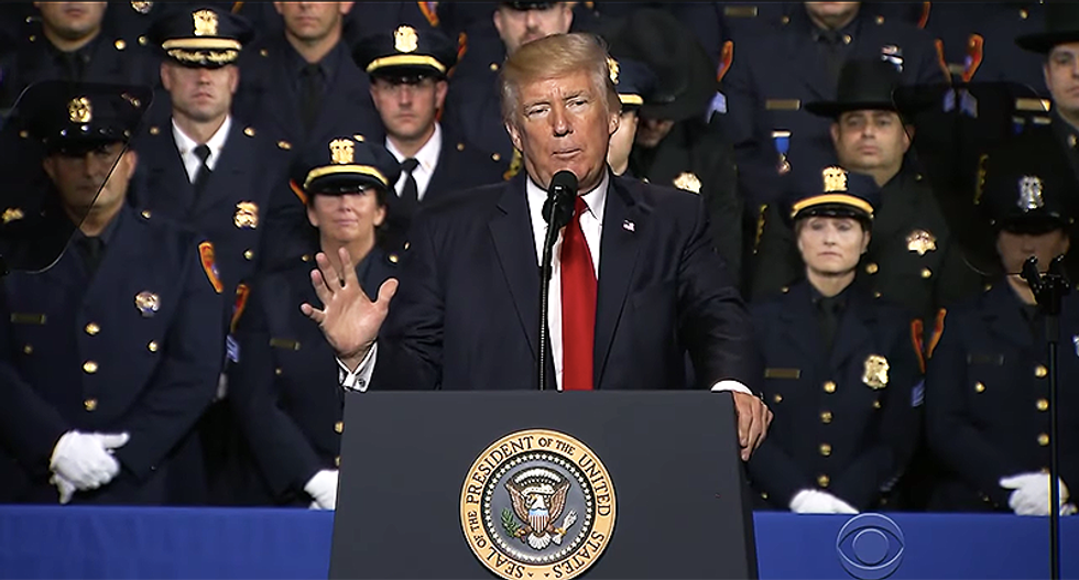 Trump campaign reaches $2 million in unpaid security bills just as Mike Pence rallies with cops