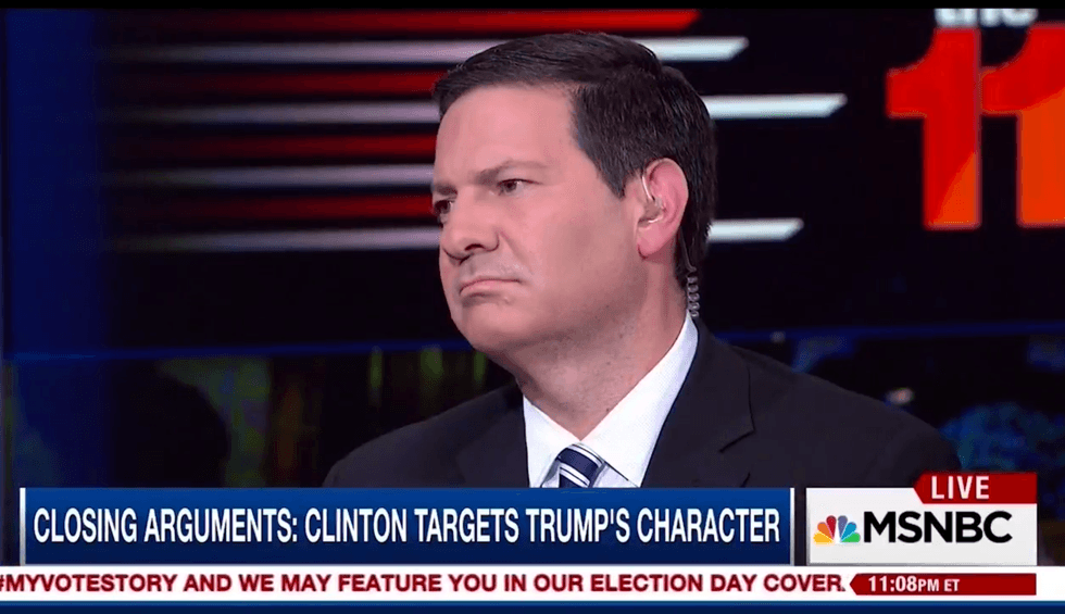 WATCH: Mark Halperin visibly shaken when Brian Williams calls out his fawning coverage of Trump