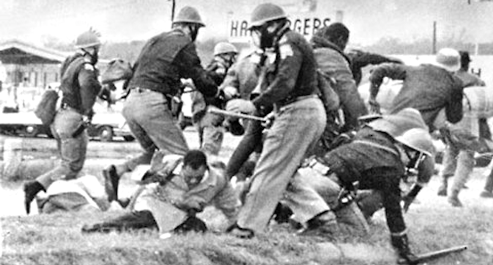 Violence marked American elections long before Trump told supporters to 'knock the crap' out of foes