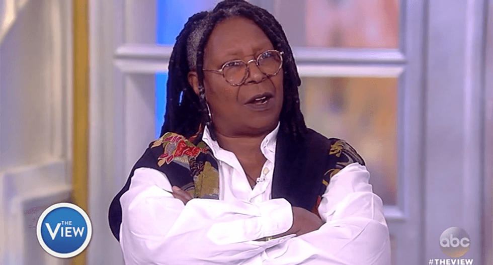 Whoopi Goldberg skewers hypocritical GOP leaders for flipping out about NFL kneelers but not school shootings