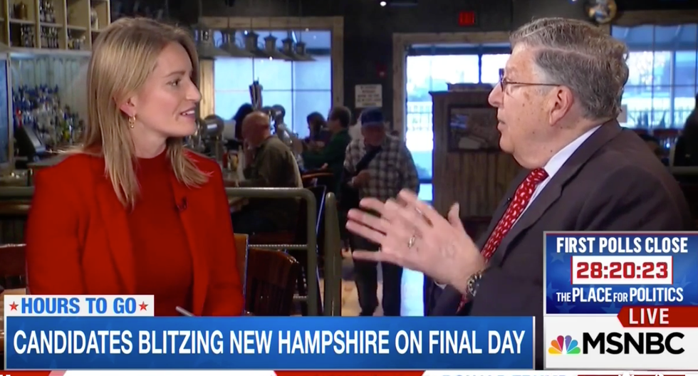 WATCH: MSNBC reporter forces misogynist Trump surrogate to fess up about his Clinton sex life slur