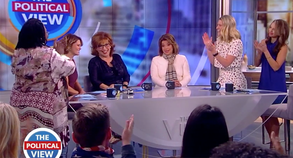 Ana Navarro gets a standing ovation after The View plays superclip of her greatest anti-Trump hits