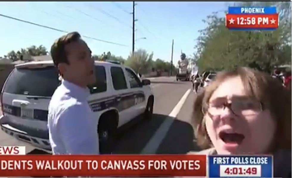 'F*ck Joe Arpaio!': Teen disrupts MSNBC live shot and becomes instant Election Day hero