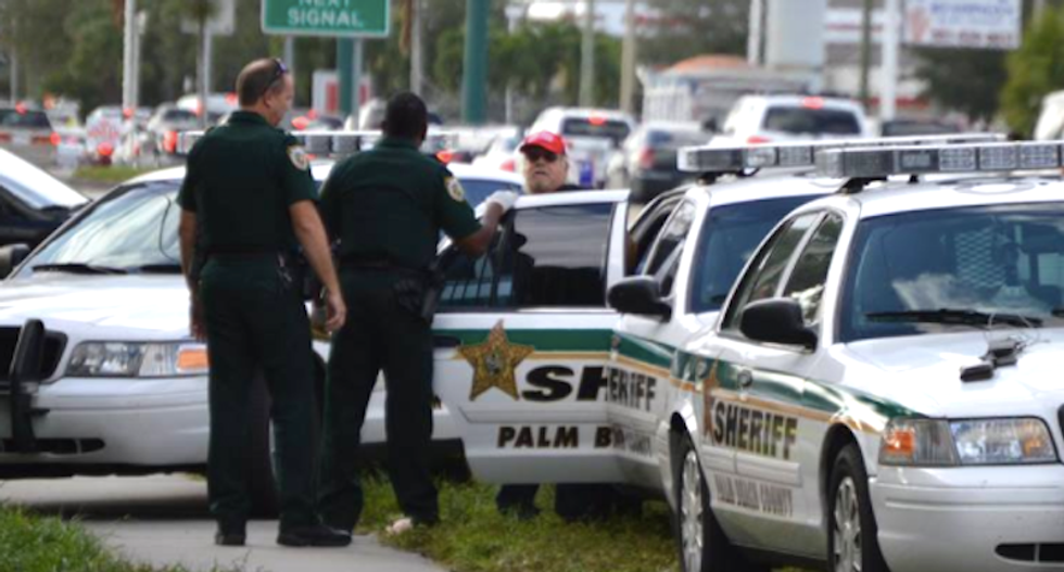 Trump supporter arrested after pulling gun at Florida polling station