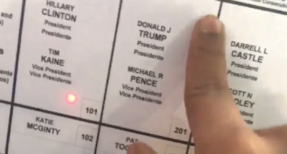 That viral ‘rigged’ voting machine video was actually just user error