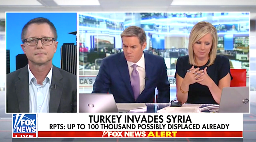 Fox host brought to tears after witnessing the humanitarian catastrophe Trump and Turkey have unleashed in Syria
