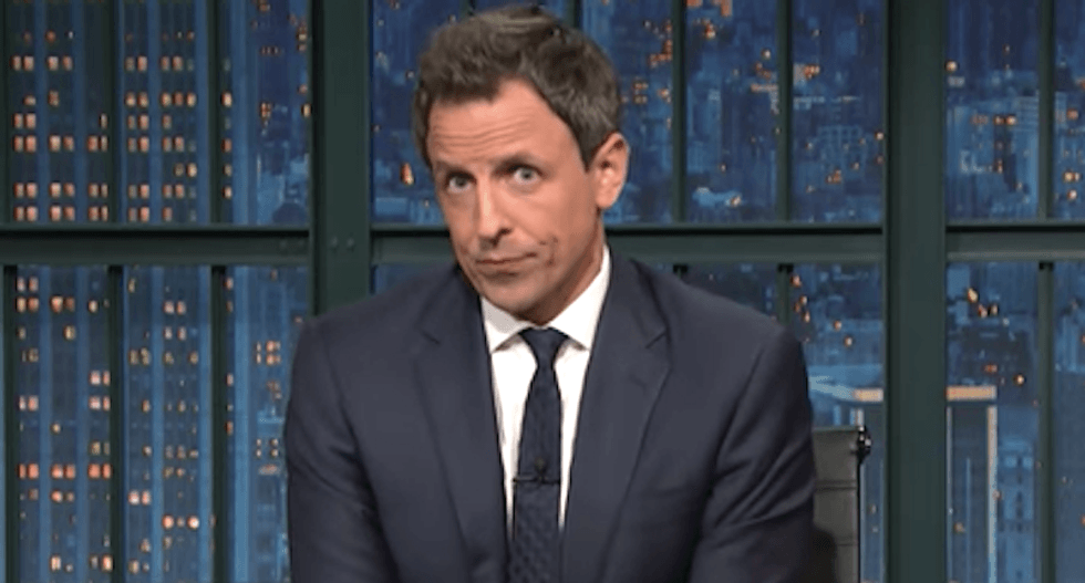 Seth Meyers admits he's always wrong about Trump: Maybe he'll be 'a great f*cking president'