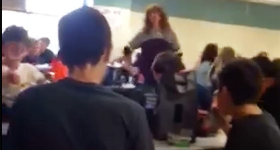 Michigan middle school students chant 'Build the wall' — while Latino students cry