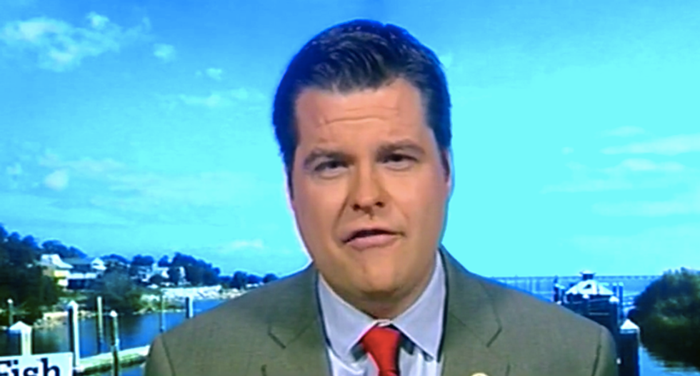 Trump interrupted Florida governor’s request for help to rave about supporter Matt Gaetz's TV appearances: report