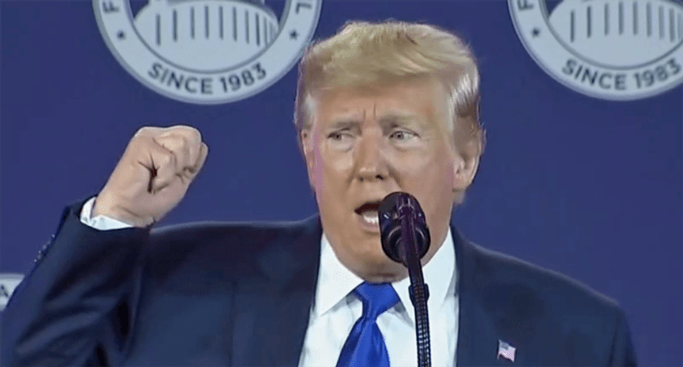 Trump is relying on conspiracy theories to fight impeachment because 'it is just easier': GOP officials